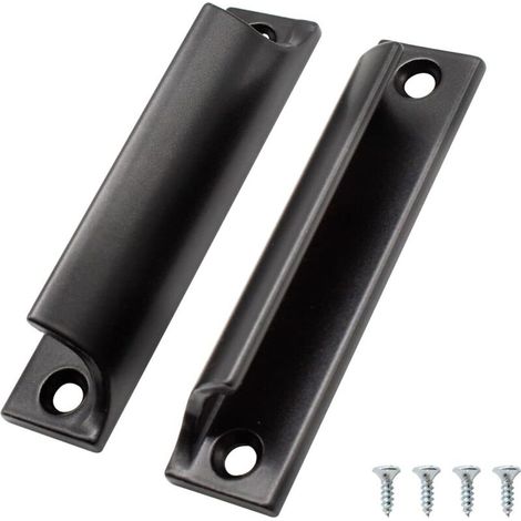 Set Mit 2 Schiebetürgriffen (9 Cm), Griffe Aus Aluminiumlegierung, Geeignet Für Balkontüren Und Schiebetüren.