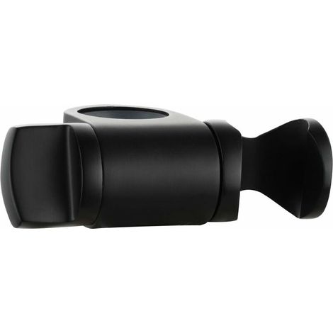 Verstellbare Duschkopfhalterung Aus Edelstahl, 25-mm-stiel, Schwarz
