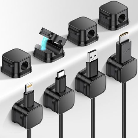 Set Mit 8 Magnetischen Kabelclips, Geeignet Für Usb-ladekabel Und Netzkabel, Für Den Einsatz Zu Hause Und Im Büro