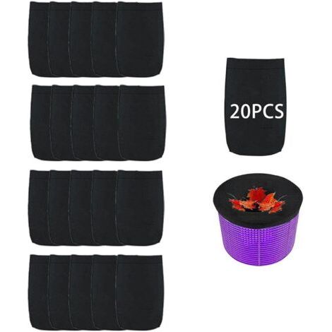 24x13cm 20 Pcs Chaussette Skimmer Piscinechaussettes Filtre Piscine Pool Prefiltre Skimmer De Surfacenettoyage Et Accessoires Pour Filet Piscineballe Filtrante Floculant Panier Net Skim Flottan