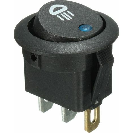 12v 20a 3-poliger Blauer Ein/aus-wippschalter
