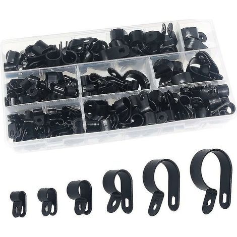 200 Stück Nylon-kunststoffclips Für Kabel, Rohre Und Ummantelungen