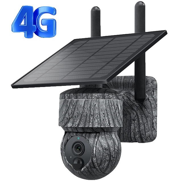 Wildkamera, Solarbetrieben, Drahtlose Verbindung, 5mp Eu 4g Kamera Hinzufügen 128gb Karte