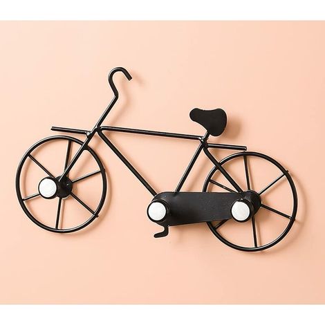 Green Mobility – Fahrrad-wandhalterung Aus Schmiedeeisen (farbe: Schwarz)