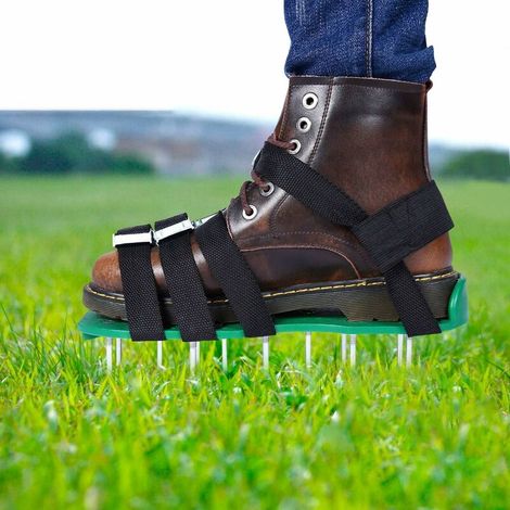 Green Mobility Rasenlüfter-sandalen, Rasenwalze, Rasenlüfter-schuhe, Rasenschuhe, Rasenventilator, Vertikutierer, Vertikutierer-nägel, Schuhe Für Ihren Rasen