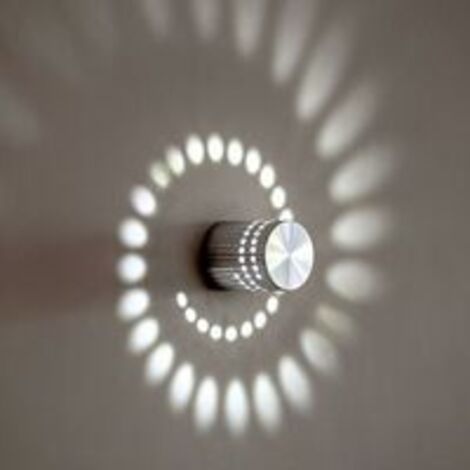 Green Mobility – Spiral-wandleuchte Für Schlafzimmer, 3-w-led-wandleuchte Im Modernen Stil Für Schlafzimmer, Flur, Korridor, Bar, Café, Wohnzimmer (weißes Licht) [energieklasse A+]