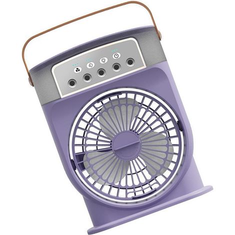 Kleiner, Tragbarer, Wiederaufladbarer Tischventilator Mit 3 Geschwindigkeitsstufen Praktisches Tischdesign, Perfekt Für Den Persönlichen Gebrauch