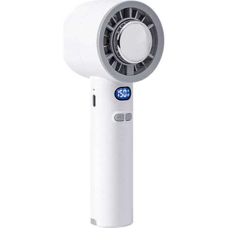 Wiederaufladbarer Taschenventilator, Kleiner, Leistungsstarker Persönlicher Ventilator – Verstellbarer, Batteriebetriebener Luftkühler Mit Led-anzeige Für Männer Und Frauen Im Freien Am Strand