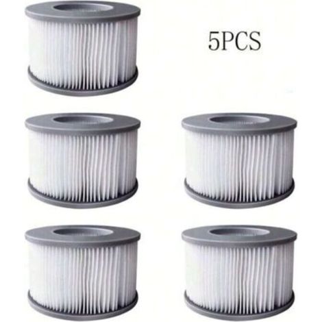 Green Mobility Spa-filterkartuschen (5er-pack), 10,8 Cm X 6,7 Cm, Wasserfilter, Sedimentfilter, Aktivkohlefilter