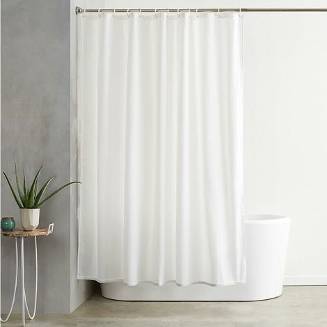 Green Mobility – Badezimmervorhang Aus Polyestergewebe Mit Dickem Saum, 180 X 180 Cm