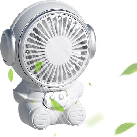 Mini-ventilator, Kleiner Astronauten-luftkühler, Leises Und Tragbares Usb-kühlgerät Für Camping, Reisen, Garten, Fitnessstudio, Schule, Outdoor-aktivitäten