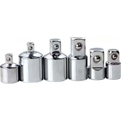 Jeu De Clés À Douilles 6 Pces Adaptateur Set 1/4 3/8 1/2 À 3/4 Pouces Outils L&h