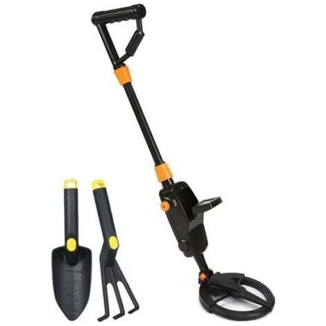 Bunthaus Détecteur De Métaux Souterrain Gold Digger Treasure Hunter Outil De Recherche De Trésors Avec Pelle À Sable Et Support Pour Enfants (avec Pelle Et Support),de