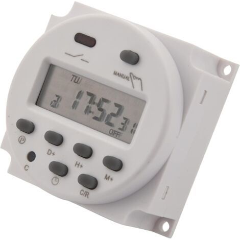 Bunthaus 12v Dc Minuterie Programmable Digitale Lcd 16a Ampère