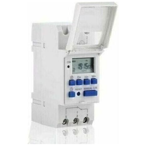 Bunthaus Minuterie Numérique - Écran Lcd - Relais Programmable - 16on ＆ 16off Minuterie(220v))