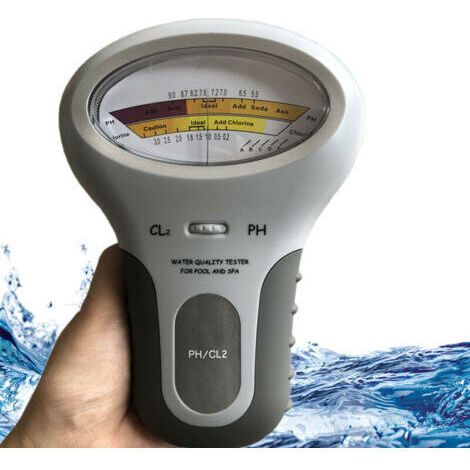 Bunthaus Testeur De Ph De Chlore 2 En 1, Analyseur De Qualit De L'Eau De Chlore, Appareil De Mesure Cl2