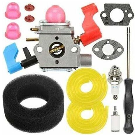 Bunthaus 530071775 Carbruetor Avec Kit De Filtre À Air Pour Poulan Weedeater Ppbvm200 Ppbvm200le Wt200le Bv1800le Bv1650le Bv2000le Bv1650 Bv1850 Souffleur À Gaz, Remplace Wt-784 530071632 530071465