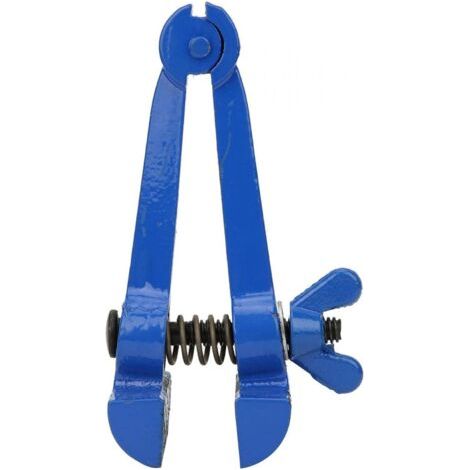 Bunthaus Mini Étau À Main, Mini Étau À Main En Acier Spray Bleu Multi-usages Petites Pinces Fournitures D'Outils De Matériel(50mm)