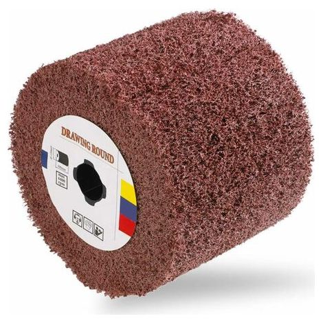 Bunthaus Rouleau -60 (100 X 120 Mm, Nylon, Grain 60, Mandrin De Fixation M19, 1 Pièce)