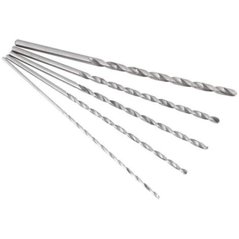 Bunthaus Foret Hélicoïdal Extra Long Ultra-rapide En Acier À Queue Droite Foret Professionnel Foret Hélicoïdal Mini-foret Outil Parfait Pour Utilisation 2-5mm