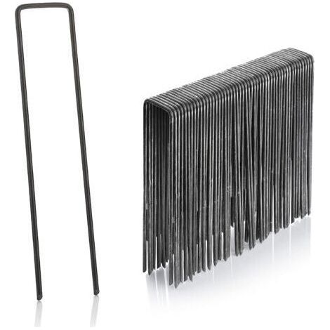 Bunthaus 50 Piquets De Fixation En Acier 3 Mm, 150 Mm Long, 40 Mm Large