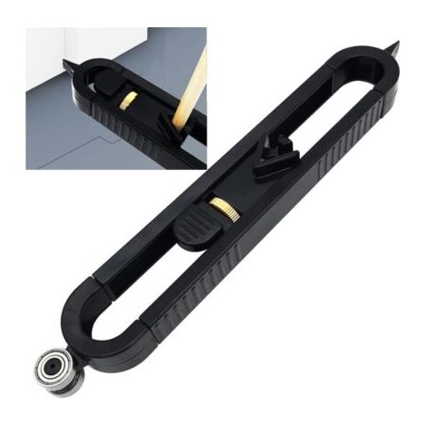 Duplicateur Contour, Jauge De Contour Précise, Contour Gauge Duplicator Avec Serrure Pour Copier Avec Précision La Forme Irrégulière (noir)