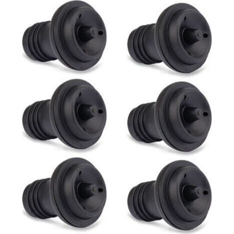 6 Pièces-bouchons Pour Pompe Vide-gris,bouchon Vin Rouge, Bouchon Sous Vide Vin Rouge, Bouchon Bouteille Sous Vide Vin, Bouchon Individuel