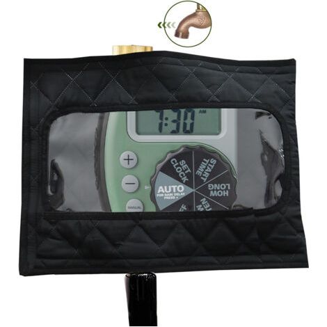 Protecteur De Minuterie D'Arrosage,protecteur De Robinet Avec Fenêtre Transparente Garde Intempéries Pour Dispositif Extérieur Pelouse Serre Patio Jardin Arrière Cour