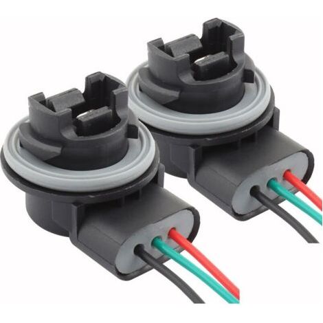 Bunthaus 3157 T25 Ampoule Douilles Adaptateur Femelle Pour Ampoules Automobiles Feu De Frein (lot De 2) 2 Onglets