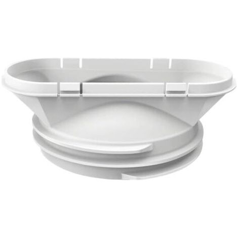 Adaptateur De Tuyau D'Échappement De Climatiseur Connecteur De Fenêtre Pour Climatiseur Portable Compatible Avec Tuyaux De 5,9 Pouces/5 Pouces Abs Connecteur De Port D'Échappement De Climatis