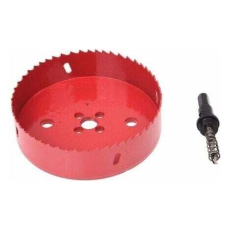 Scie Cloche 125 Mm – Couronne De Forage Pour Plaque En Liège, Plastique Et Plâtre – Pour Matériaux De Construction Secs, Bois, Métal