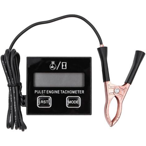 Bunthaus Tachymètre Numérique Tachymètre Inductif Avec Compteur Horaire Batterie Interchangeable Pour Tronçonneuses Tondeuses À Gazon Et Motos