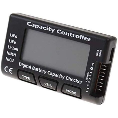 Bunthaus Cellmeter 7 Testeur De Capacité Et De Tension Numérique Pour Batteries Lipo, Liion, Nimh Et Nicd