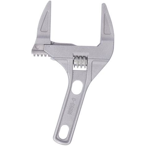 Bunthaus Wrench De Salle De Bain 6 68mm Grande Ouverture Alliage D’aluminium Poignée Courte Mobile Wrench De Chauffage