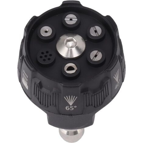 Embouts De Pulvérisation 6 En 1 Pour Nettoyeur Haute Pression, Buse En Acier Inoxydable 3000 Psi Avec Connexion De 1/4