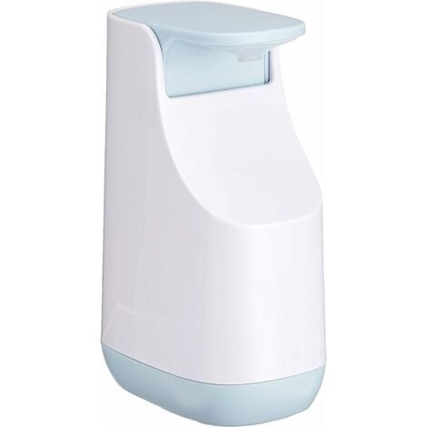 Bunthaus Pompe À Savon Liquide Compacte, Plastique, Blancbleu Ciel, 6.2 X 9.1 X 14.2 Cm