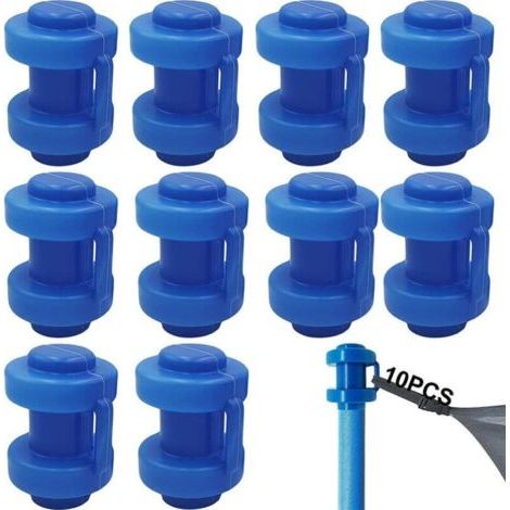 Bunthaus Capuchons De Poteaux De Trampoline Filet Sécurité Des Embouts Pièces Détachées Trampolines Chapeau De Mât Trampoline Accessoires De Trampoline Pour Filet Crochet Trampoline Alimentation Bleu,