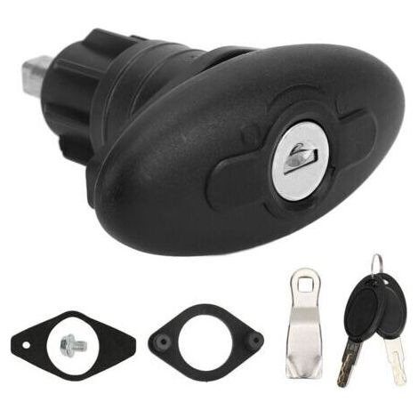 Bunthaus Jiawu Serrure De Porte De Cabine De Camping-car, Serrure À Compression De Porte De Cabine Ovale En Alliage De Zinc Et Nylon 30mm Pour Camping-cars Pour Caravanes Pour Yachts