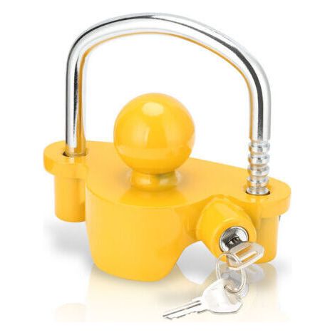 Bunthaus Antivol Pour Voiture Antivol Pour Remorque Safety Box Antivol Pour Remorque - Jaune