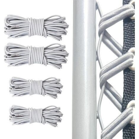 Elastique Pour Transat Universelle 4pcs (2x2.2m+2x1.4m) Pour Fauteuil Relax Zero Gravity Élastique Fauteuil Elastique Chaise Longue, La Corde Courte Remplace La Partie Supérieure La Corde Lon