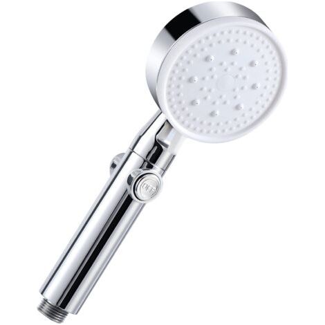 Pommeau De Douche Haute Pression, Pommeau De Douche Économie D'Eau 5 Modes Réglable,poire De Douche Salle De Bain Avec Arret, Pomme De Douche Haute Pression