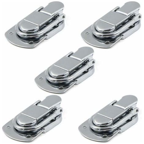 Bunthaus Serrure À Charnière À Fermeture À Levier, 5 Pièces, Pour Coffrets Cadeaux, Coffrets Cadeaux, Tiroirs, Armoires, Kits Médicaux, Boîtes À Outils