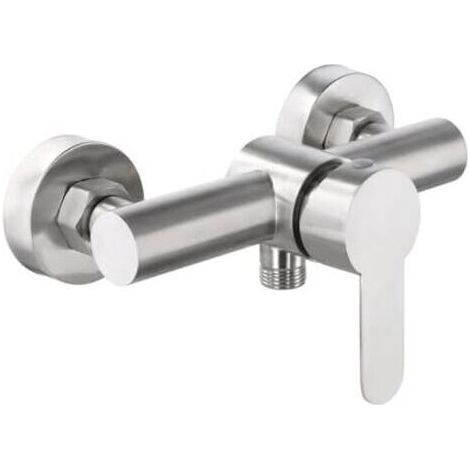 Bunthaus Mitigeur De Douche Monocommande, Robinet De Douche Mural En Acier Inoxydable 304, Mitigeur De Douche Monocommande Avec Accessoires De Montage, Mitigeur De Douche Mural Pour Baignoire Et Douch