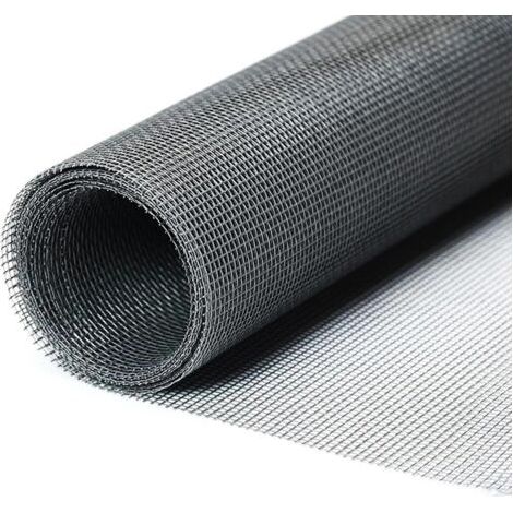 Bunthaus Gris Moustiquaire Fenêtre 250 Cm X120cm,moustiquaire,rouleau Moustiquaire,recoupable Aux Dimensions Souhaitées Anti Insectes Pour Porte Fenêtre Baie Vitrée