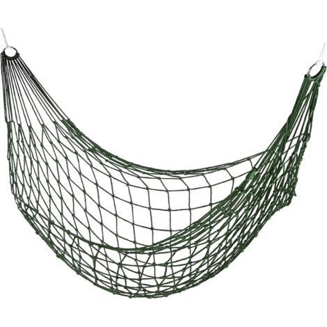 Bunthaus Hamac Filet, De Jardin Pour Une Personne, Camping, Léger Pour Intérieur Et Extérieur,vert