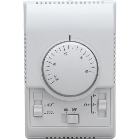 Bunthaus Thermostat Mécanique D\'air Conditionné Central À 2 Voies, Interrupteur De Commande, Conditionneur 110‑220v