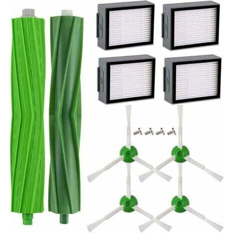 Bunthaus Accessoires Kit De Remplacement Compatible Avec Pour Irobot Roomba Série I7 I7+ I7 Plus Et E5 E6 E7 Aspirateur - 14pcs Lycxames
