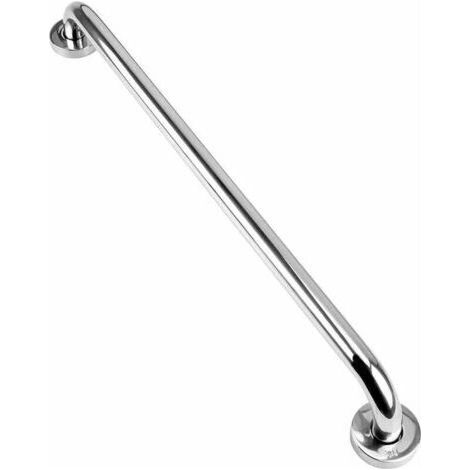 Bunthaus Barre D'Appui Dans Salle De Bain, 60 Cm Barre D'Appui En Acier Inoxydable 304 Poignée De Sécurité Équilibre Dans Chrome Pour Douche Toilette Cuisine Chambre, Vis Dissimulée Fixé Au Mur