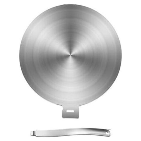 Bunthaus Plaque Diffuseur De Chaleur Pour Plaque De Cuisson À Induction En Acier Inoxydable Pour Casseroles Et Poêles, Plusieurs Tailles 13/20/24/28 Cm, Accessoire De Cuisine, 24 Cm