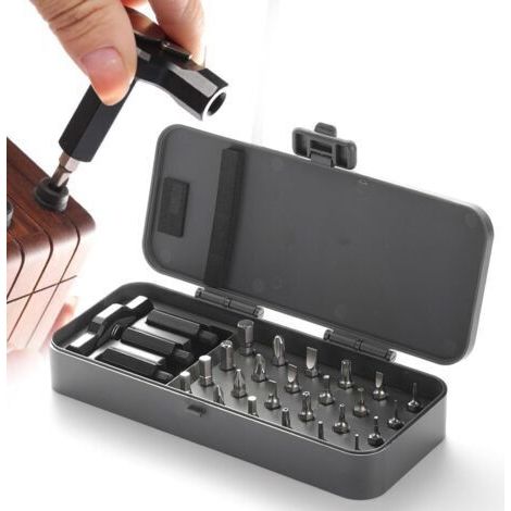 Bunthaus Tournevis De Bricolage 24 En 1, 2025 - Ensemble De Tournevis Magnétiques Multi-embouts 24 En 1 - Outil Multifonction 24 En 1 Pour Clé À Cliquet (style B)